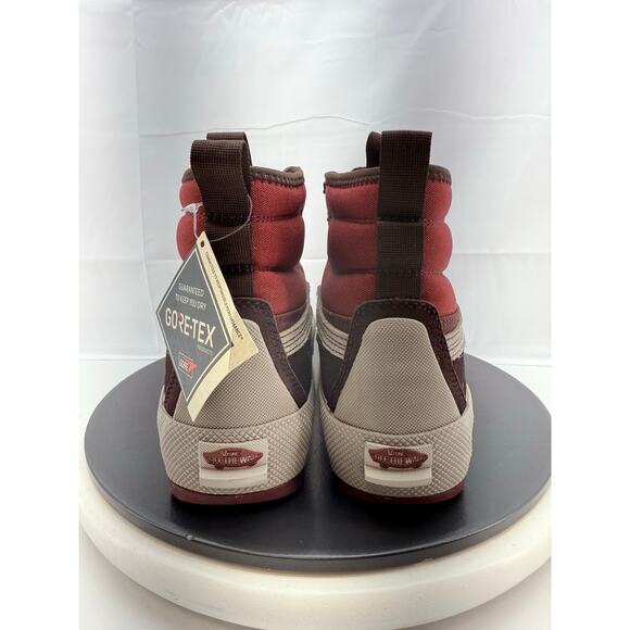 Vans MTE Sk8-Hi GORE-TEX‎ Men Sz 8 Waterproof Hiking Boots Red Bitter Chocolate